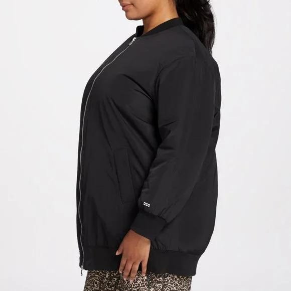 DSG Women's Long Bomber Jacket NWT - Picture 3 of 7